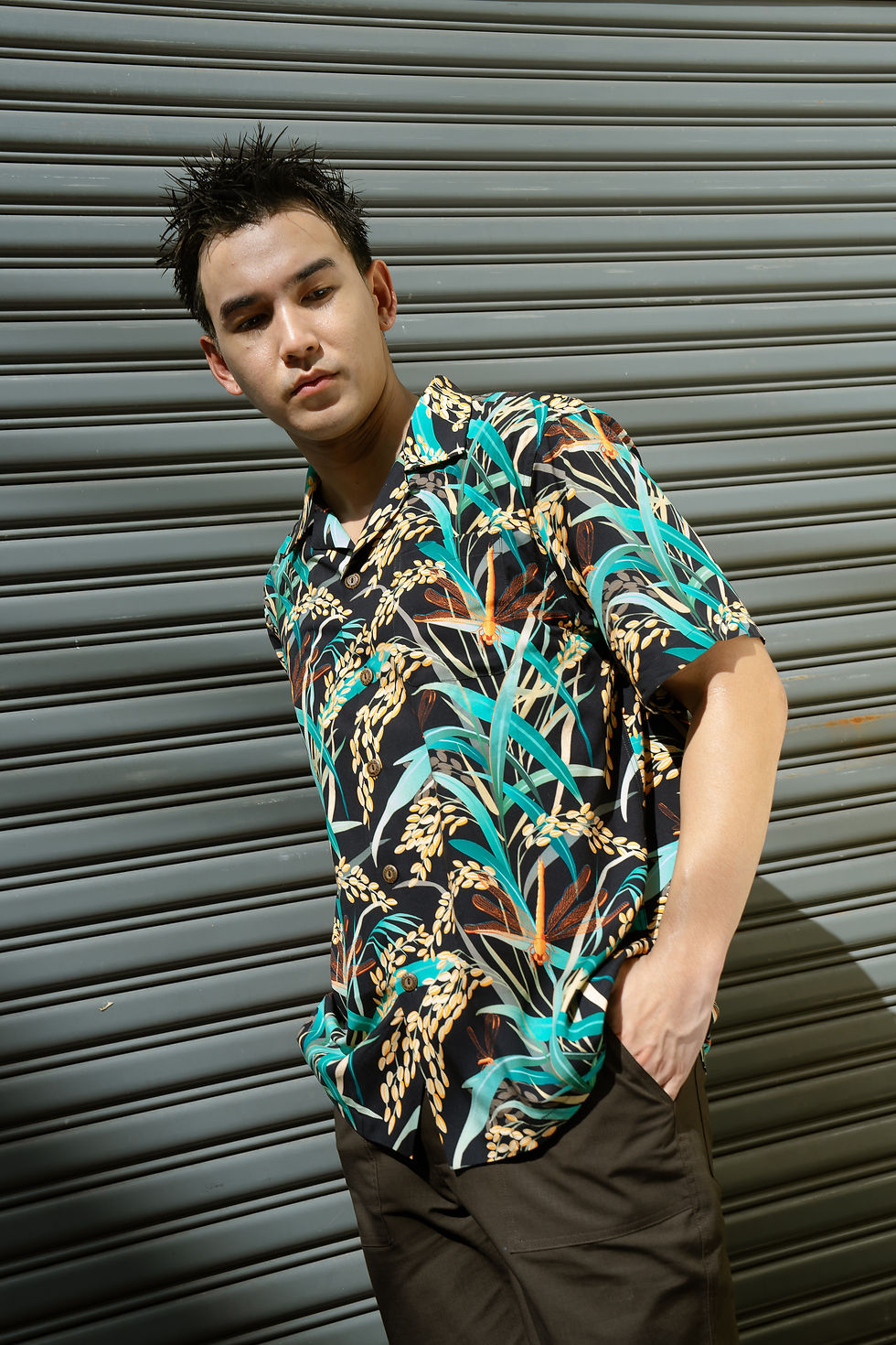 Thai Rice Collection Pueple Hawaii Shirt