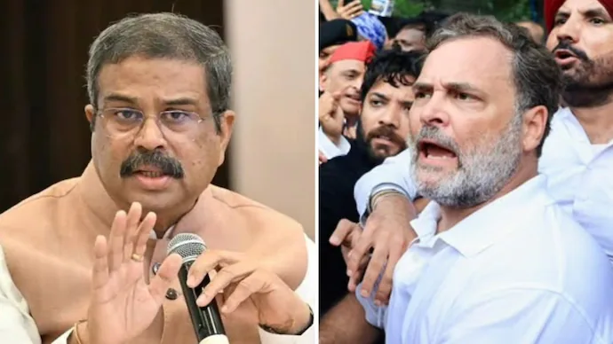 Pradhan Criticises Congress Over Student Protests Amid NEET Row
