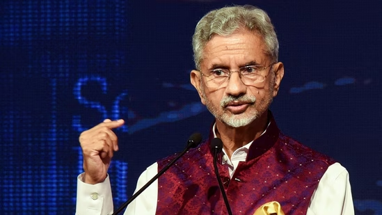 India's external affairs minister S Jaishankar at the Kautilya Economic Conclave in New Delhi on Sunday, October 5.(Sumit Pal/ANI Photo) | Hindustan Times
