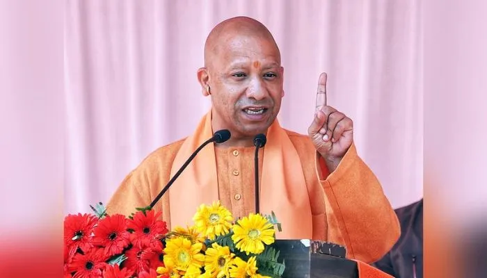 Yogi Adityanath has launched the fifth phase of Mission Shakti (Image via Business Standard) | OpIndia