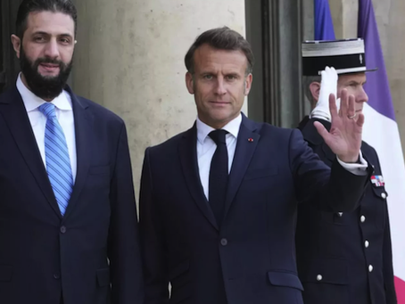 Macron hosts the Syrian president, associated with jihadist affiliations, in Paris