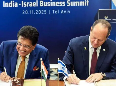 India and Israel Begin Historic FTA Talks, Unlocking a New Era of Strategic Economic Partnership