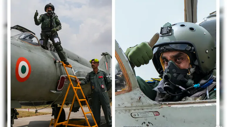 Air Chief Marshal A P Singh flew solo sorties of the MiG-21 | NDTV