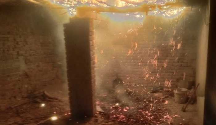 Home of Faisal Masih and Naveed Masih set ablaze in Chak 437-GB village, Faisalabad Division of Punjab Province, Pakistan on April 12, 2026. (Christians’ True Spirit) | Jihad Watch