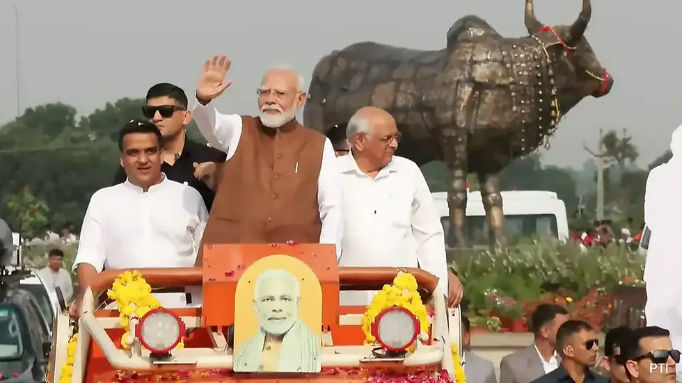 PM Narendra Modi's Gujarat Visit: ₹14,000 Crore Development Push and Grand Roadshow in Banaskantha
