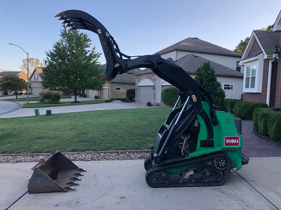 Thumbnail: Mini Track Loader Root Grapple