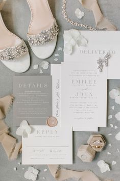 silver e white stationery