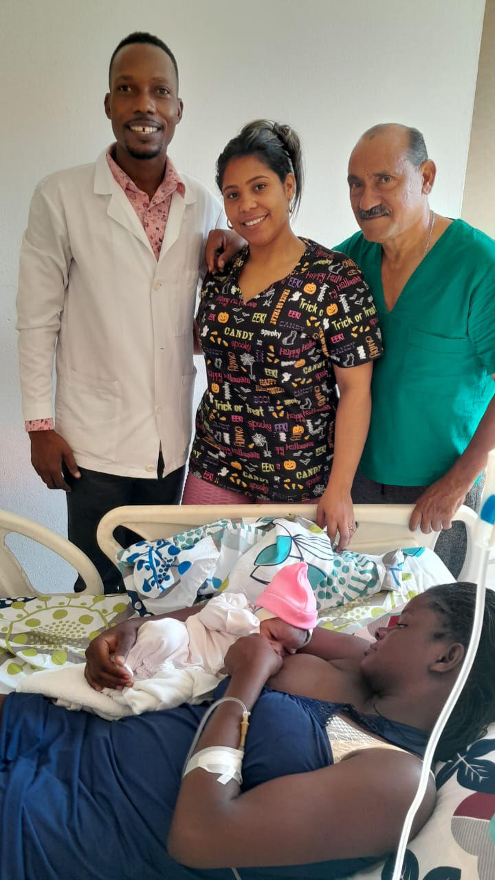 1st baby at the Center!
