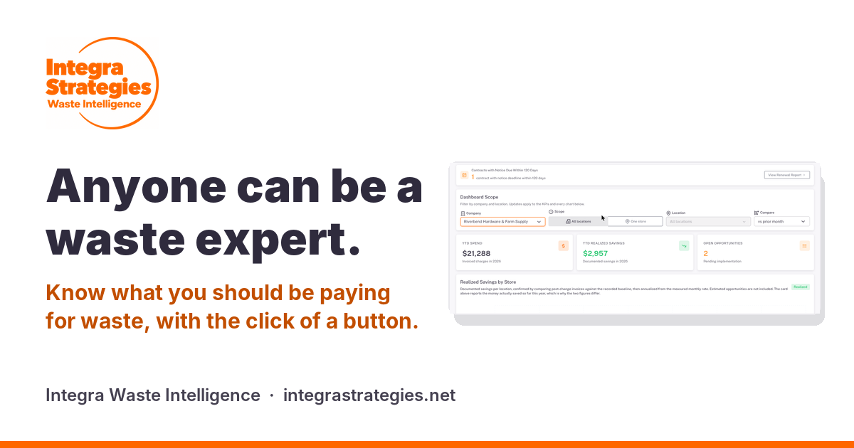 Waste Invoice Audit Software | Catch Hauler Overcharges | Integra