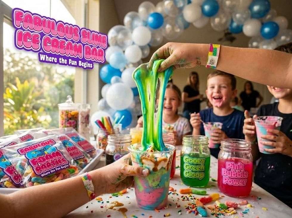 Fully mobile Fabulous Foam Parties — professional setup at community events across Brevard County