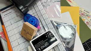 Spring Springing Double Page Layout