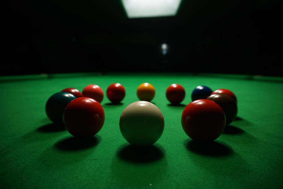 snooker balls