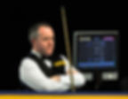 john higgins looking at snooker table
