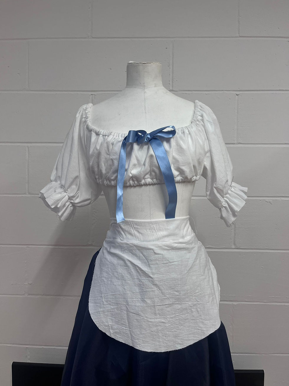 Thumbnail: Cottage core Crop blouse and apron skirt *SAMPLE*