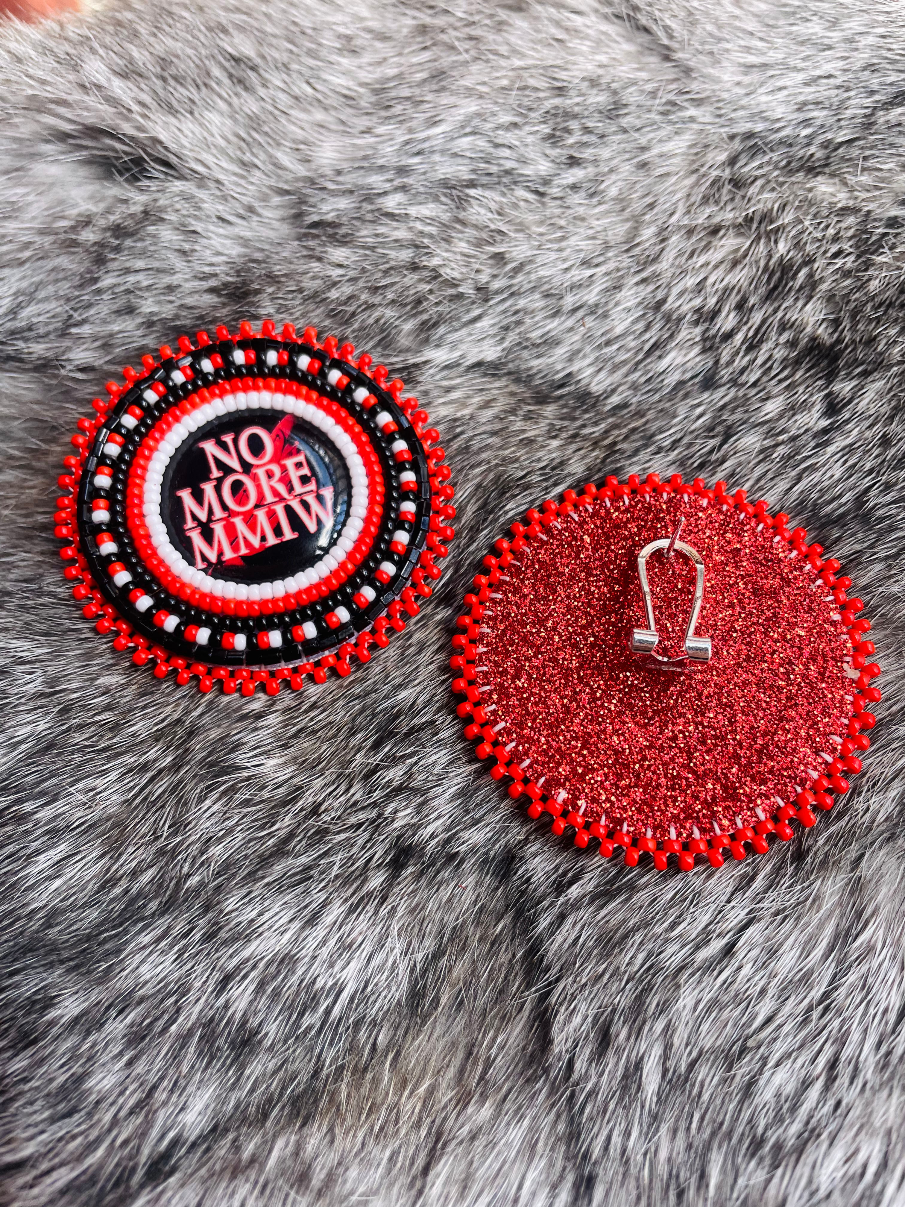 MMIW: “No More MMIW” Cab Earrings
