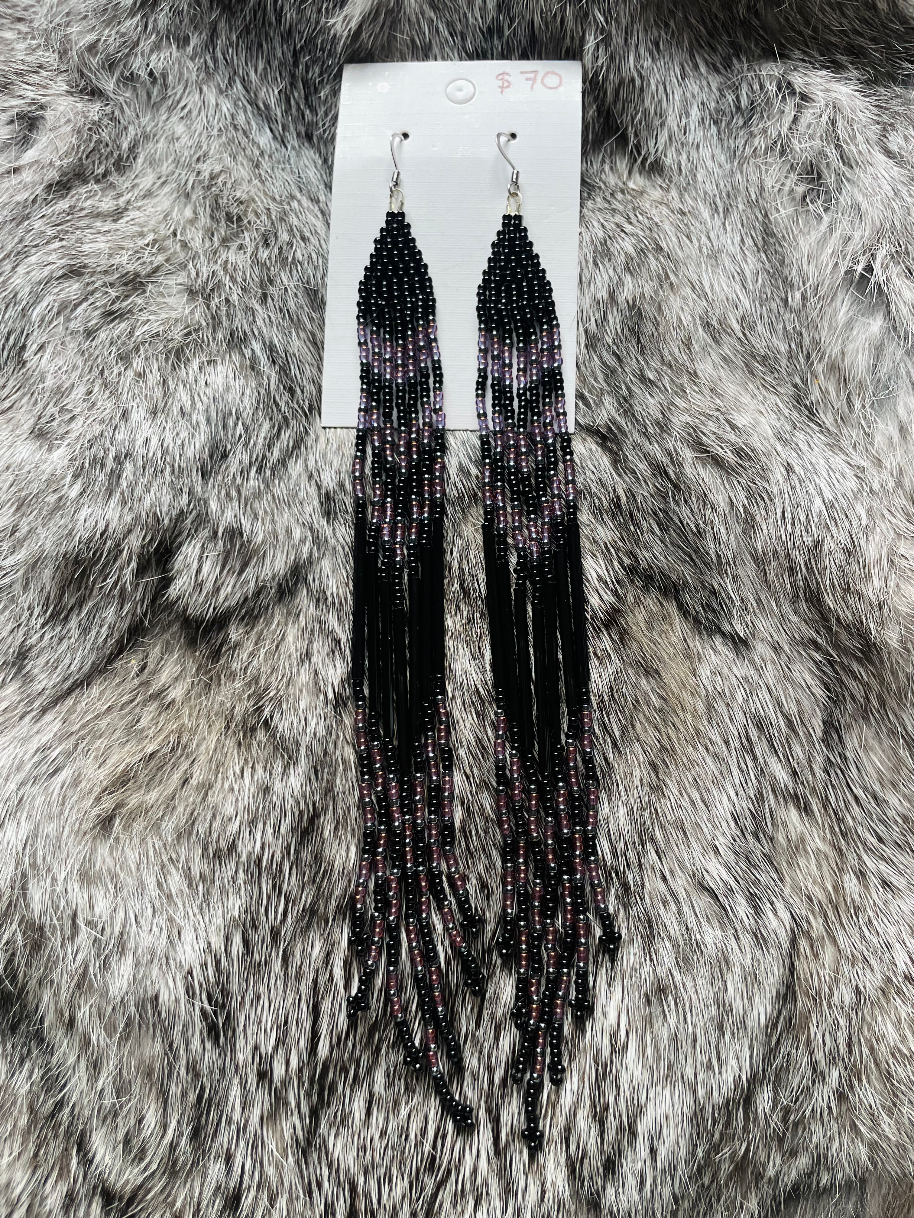 Dark Vibes Shoulder Duster Fringes