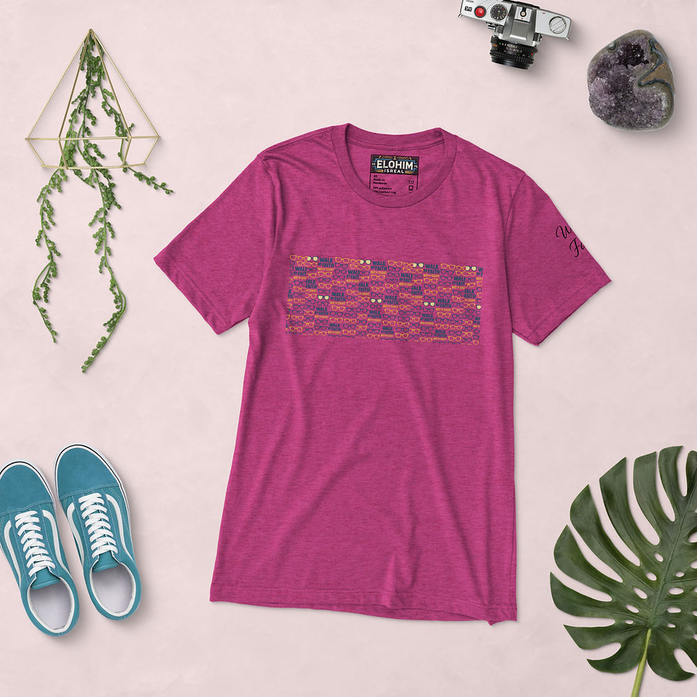 Thumbnail: Walk by Faith unisex t-shirt