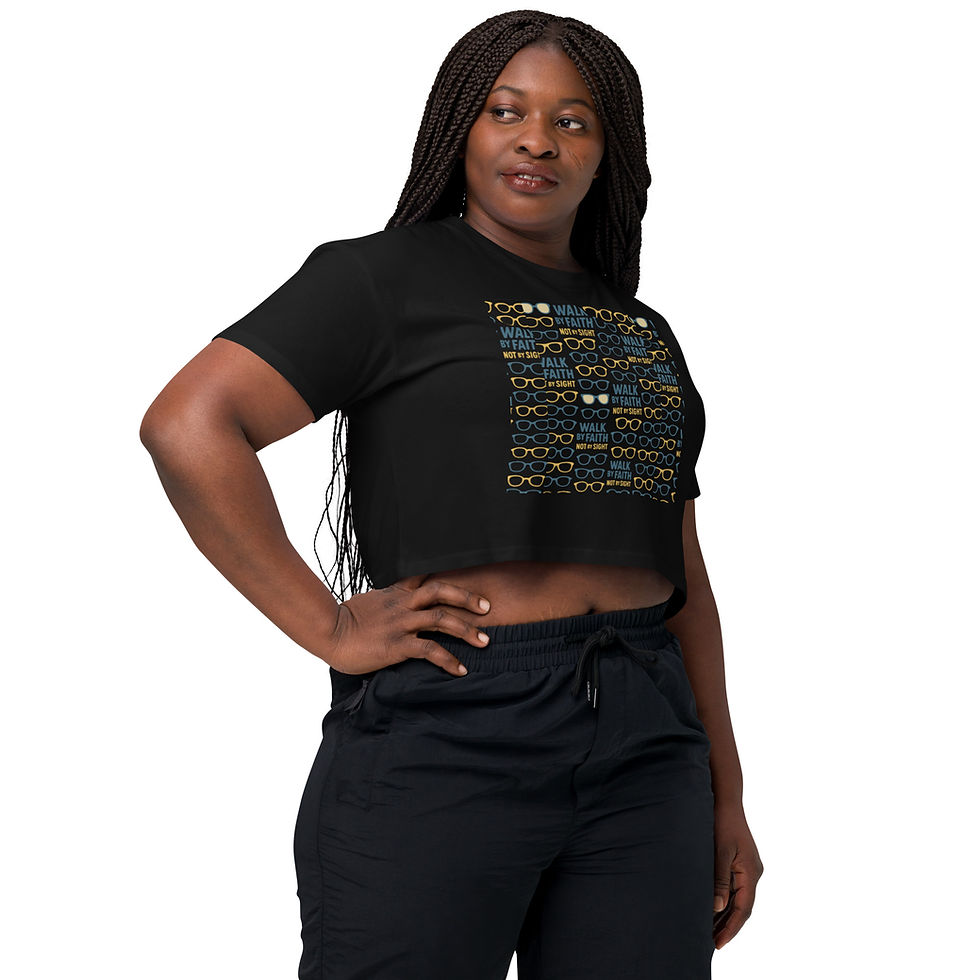 Thumbnail: Walk by Faith Women’s crop top
