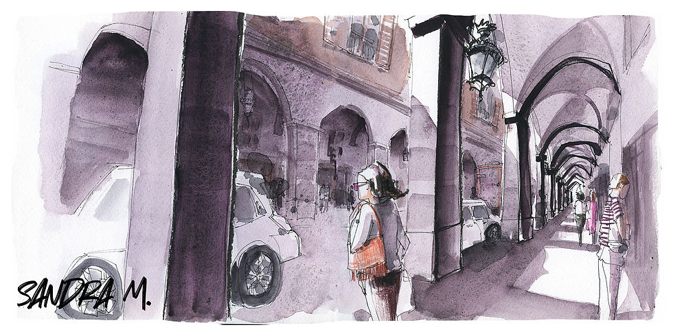 Miniature : STAGE AQUARELLE à Chambéry - De traboule en traboule