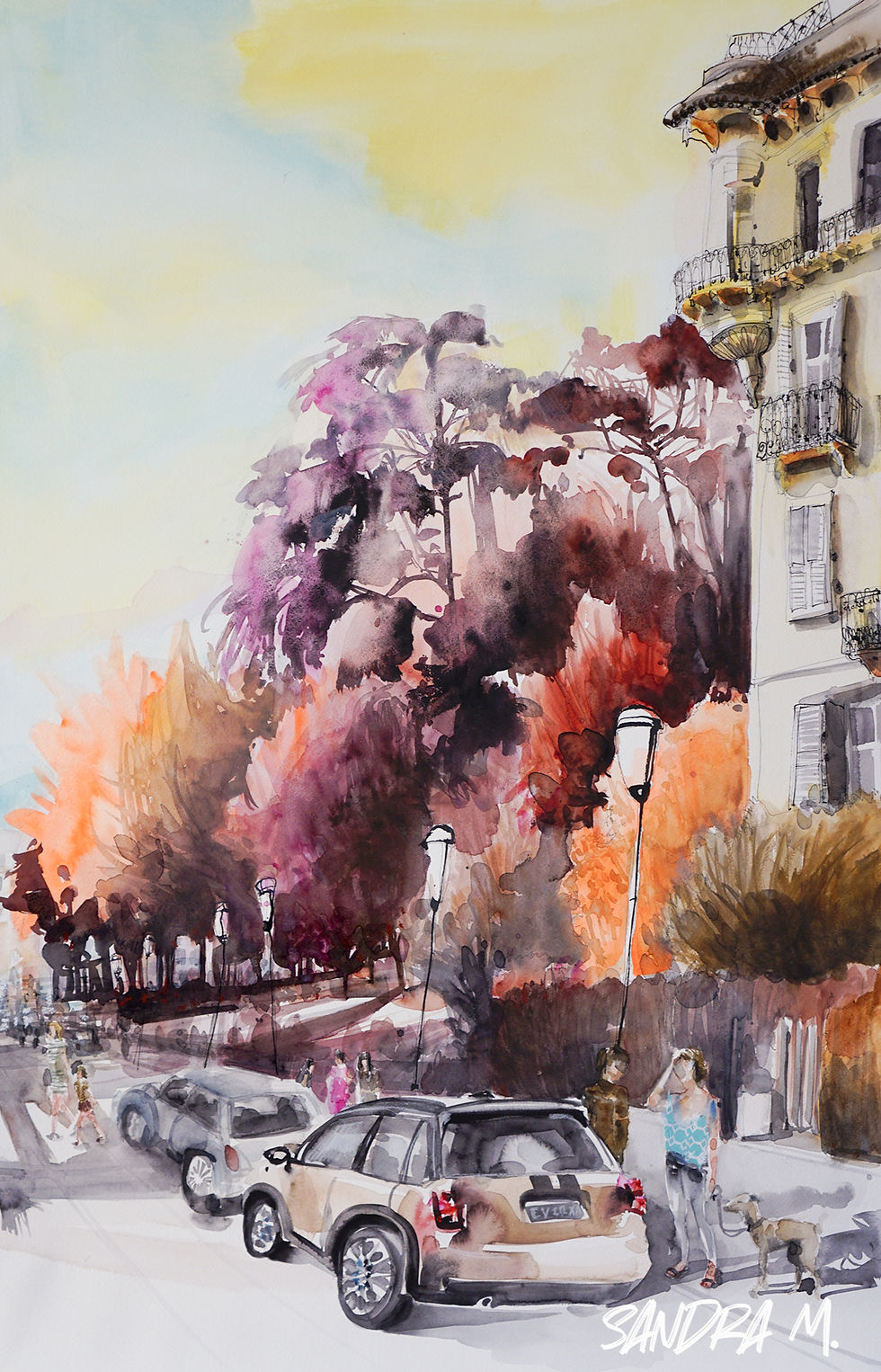 Miniature : Avenue Charles de Gaulle - Aix les Bains - Savoie