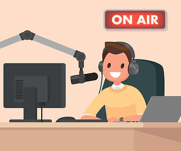 broadcasting-radio-ospite-dietro-una-scrivania-parla-nel-microfono-in-onda-illustrazione.j