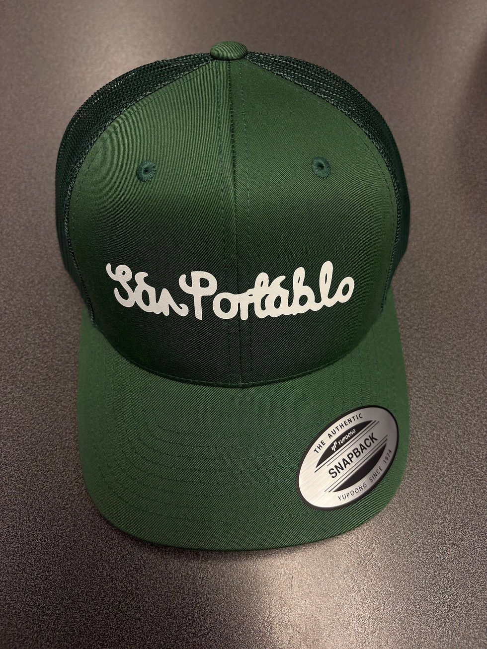 Thumbnail: San Portablo One Colour Trucker Hats White Edition