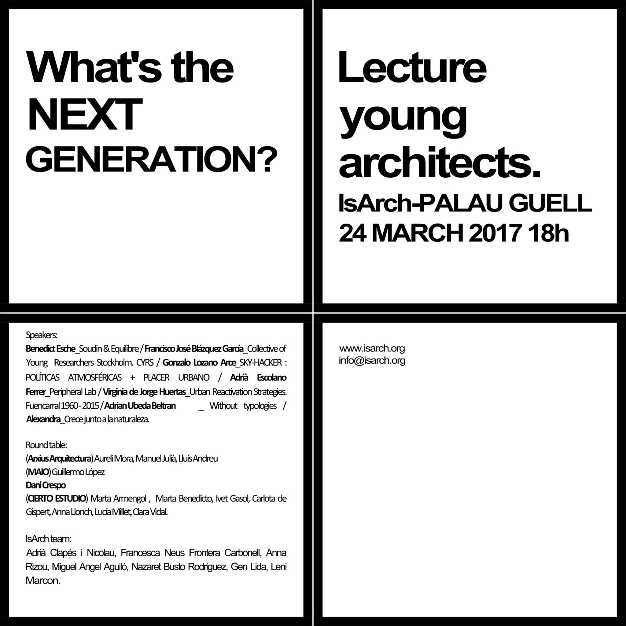 What's the Next Generation?