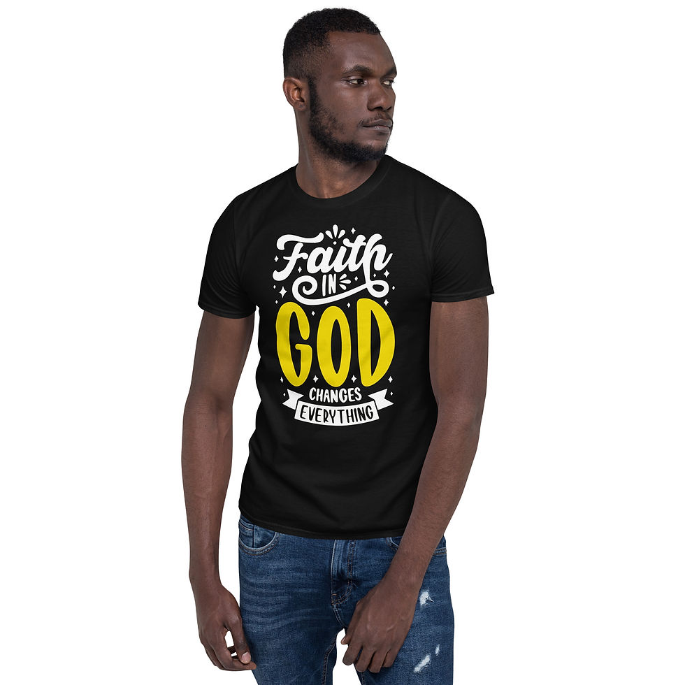 Thumbnail: Faith In God Tee with Yellow