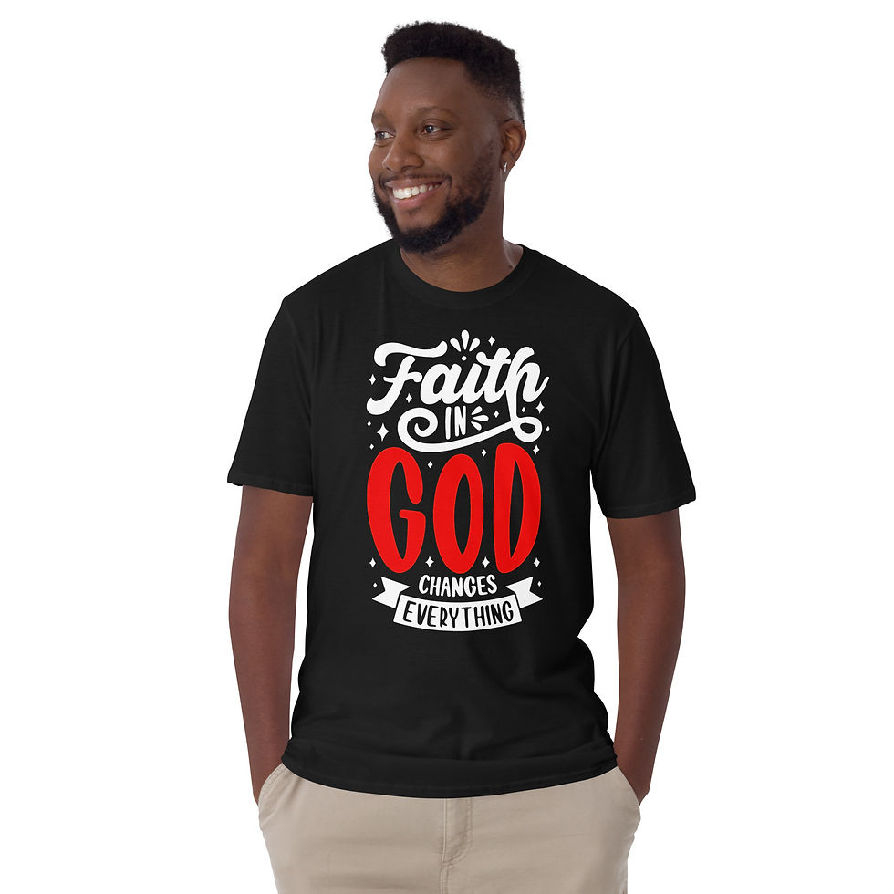 Thumbnail: Faith In God Tee with Red