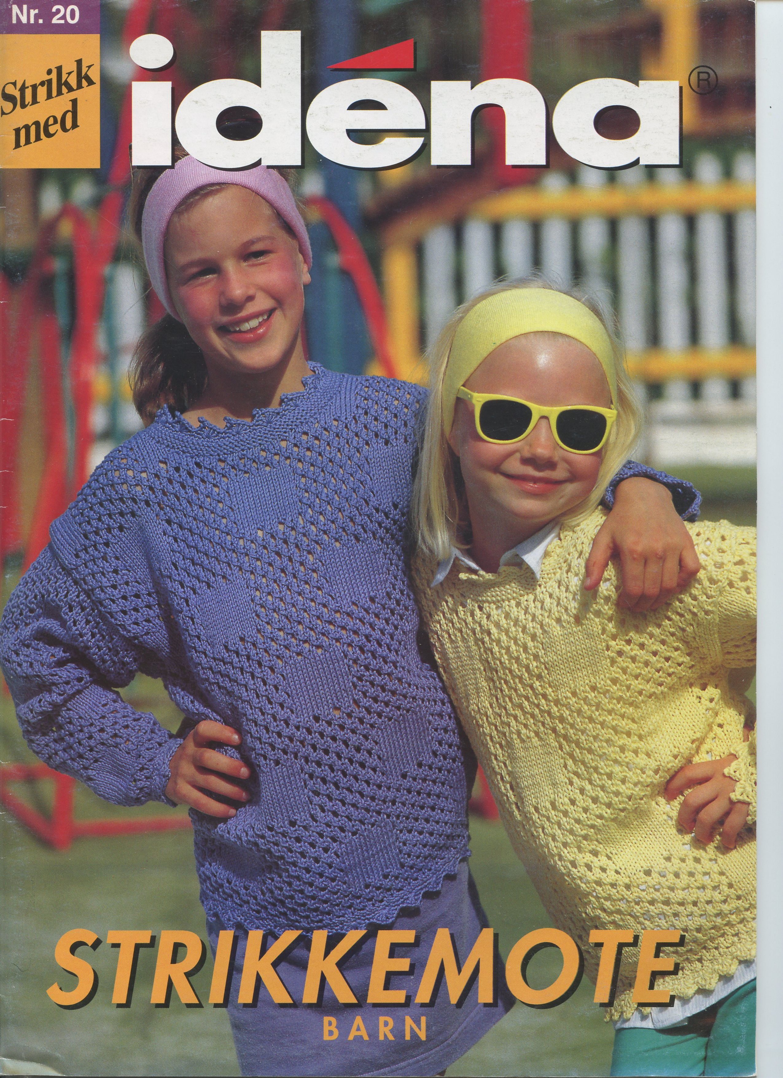 36: Idena nr. 20. Strikkemote barn.