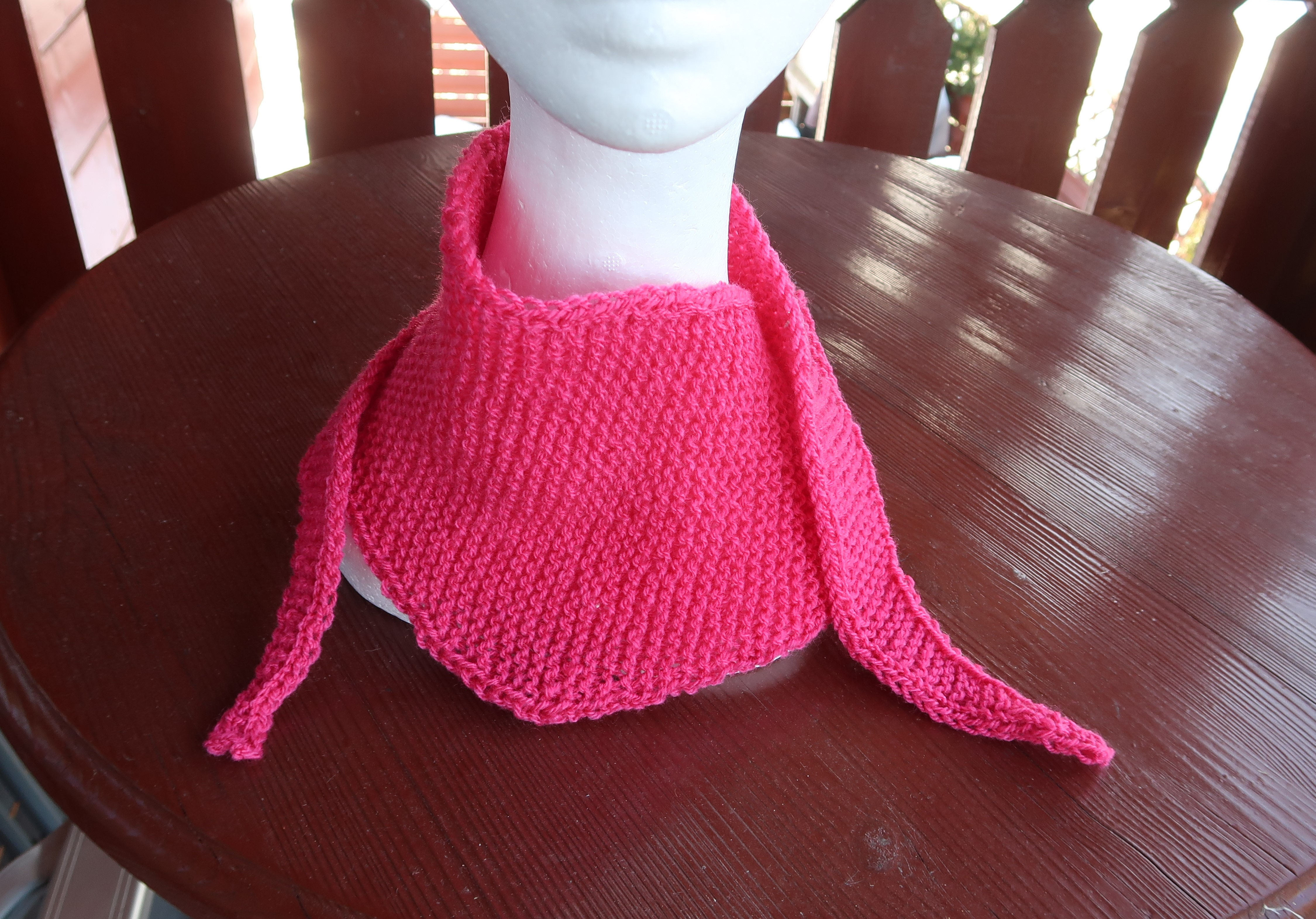 Sjal 36: Trekantsjal i Bingo. 105 x 17 cm.