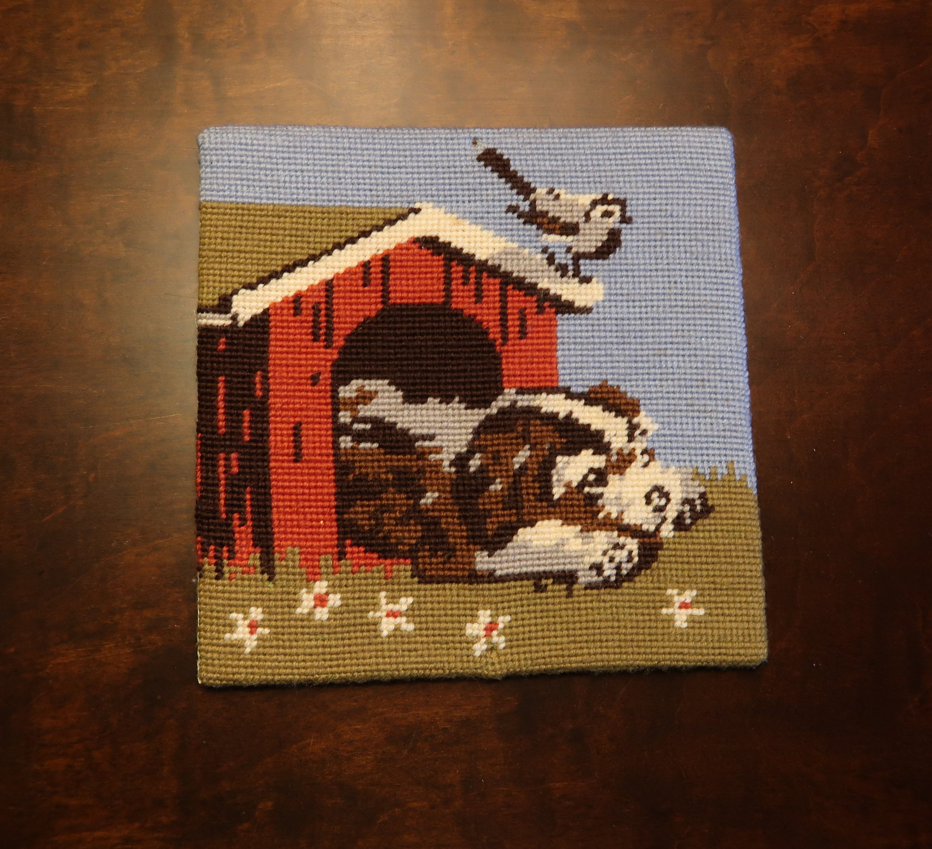 B35: Hunden. 21x21 cm.