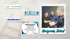 A Veterans Journey: From UEI College to Success with Us4Warriors