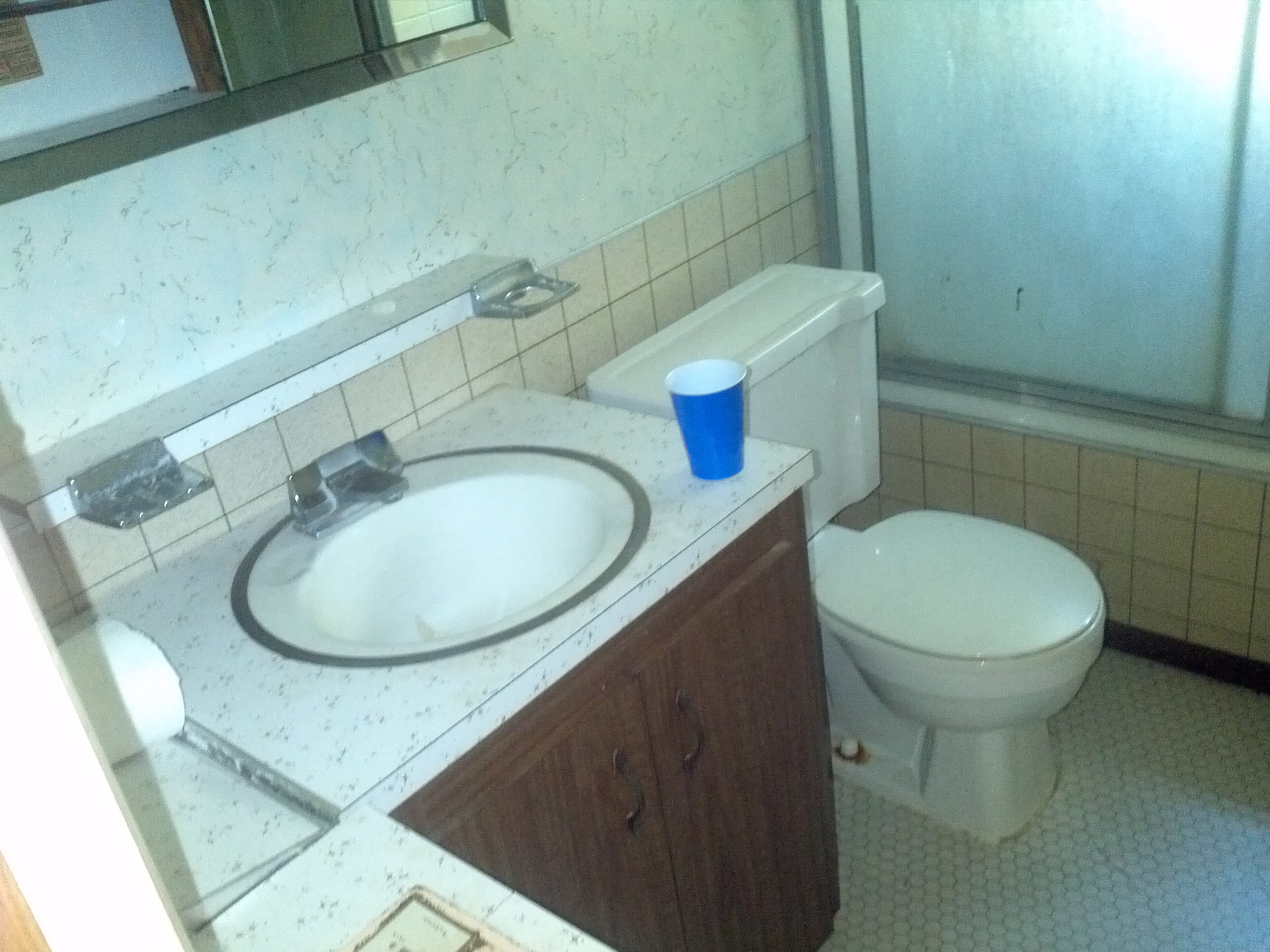 Bathroom before