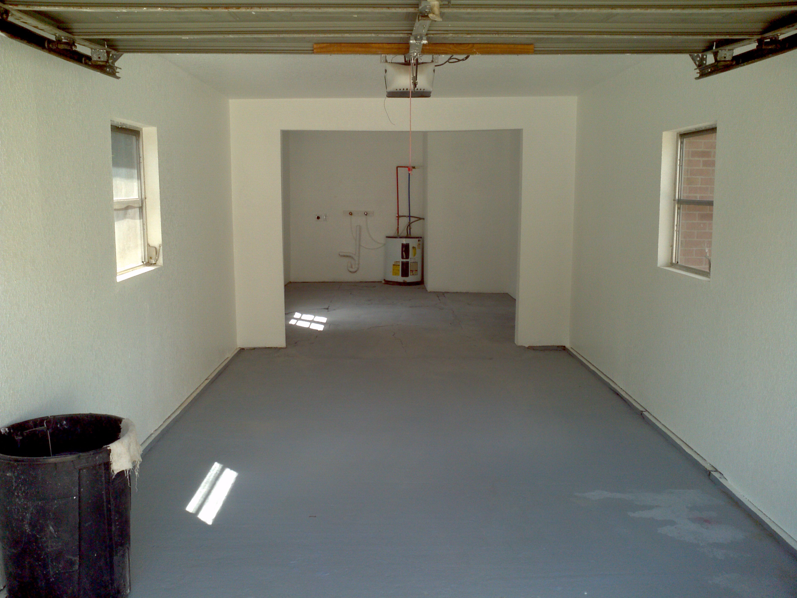 Garage after
