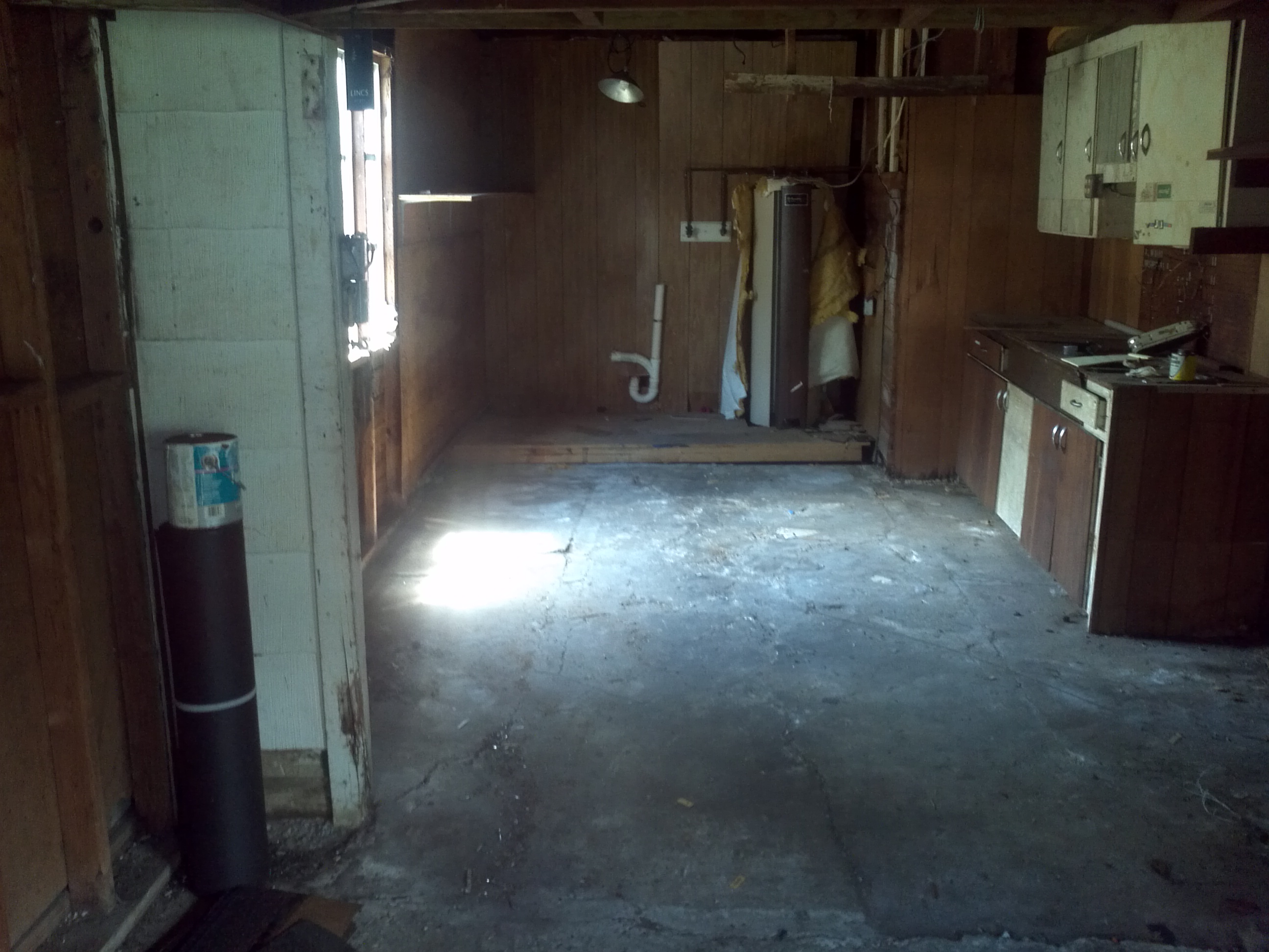Garage before