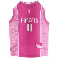 Pink Houston Rockets Jersey
