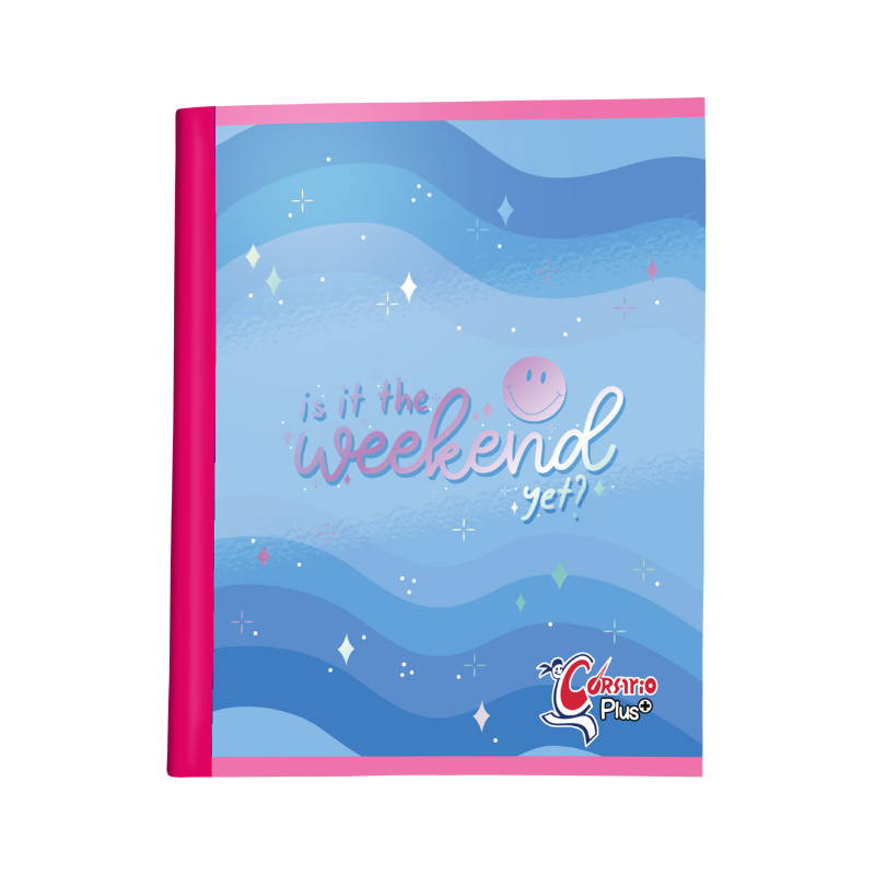 Miniatura: Cuaderno Corsario Plus 200 páginas Raya Ancha- Niña