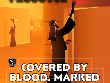 Putting the blood of the lamb on the door posts