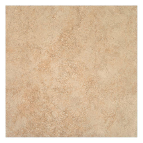 TrafficMASTER Island Sand Beige 16 in. x 16 in. Ceramic Floor and Wall