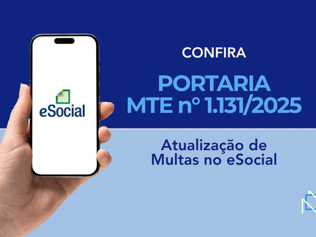 esocial multas portaria