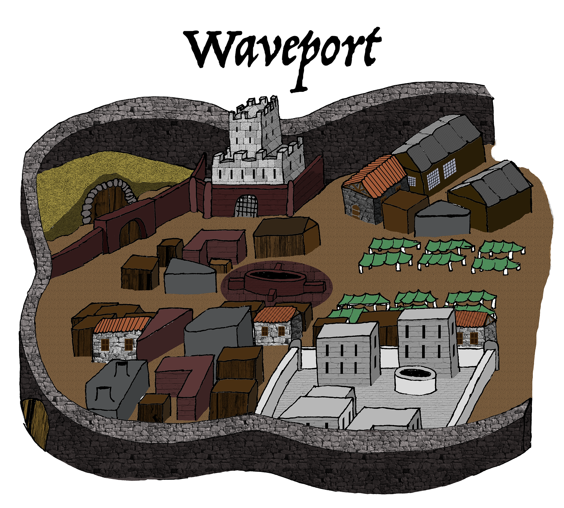 Waveport Icon Colorized