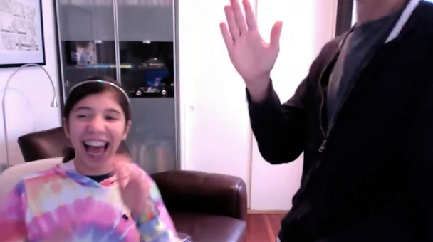 virtual party fun laughing