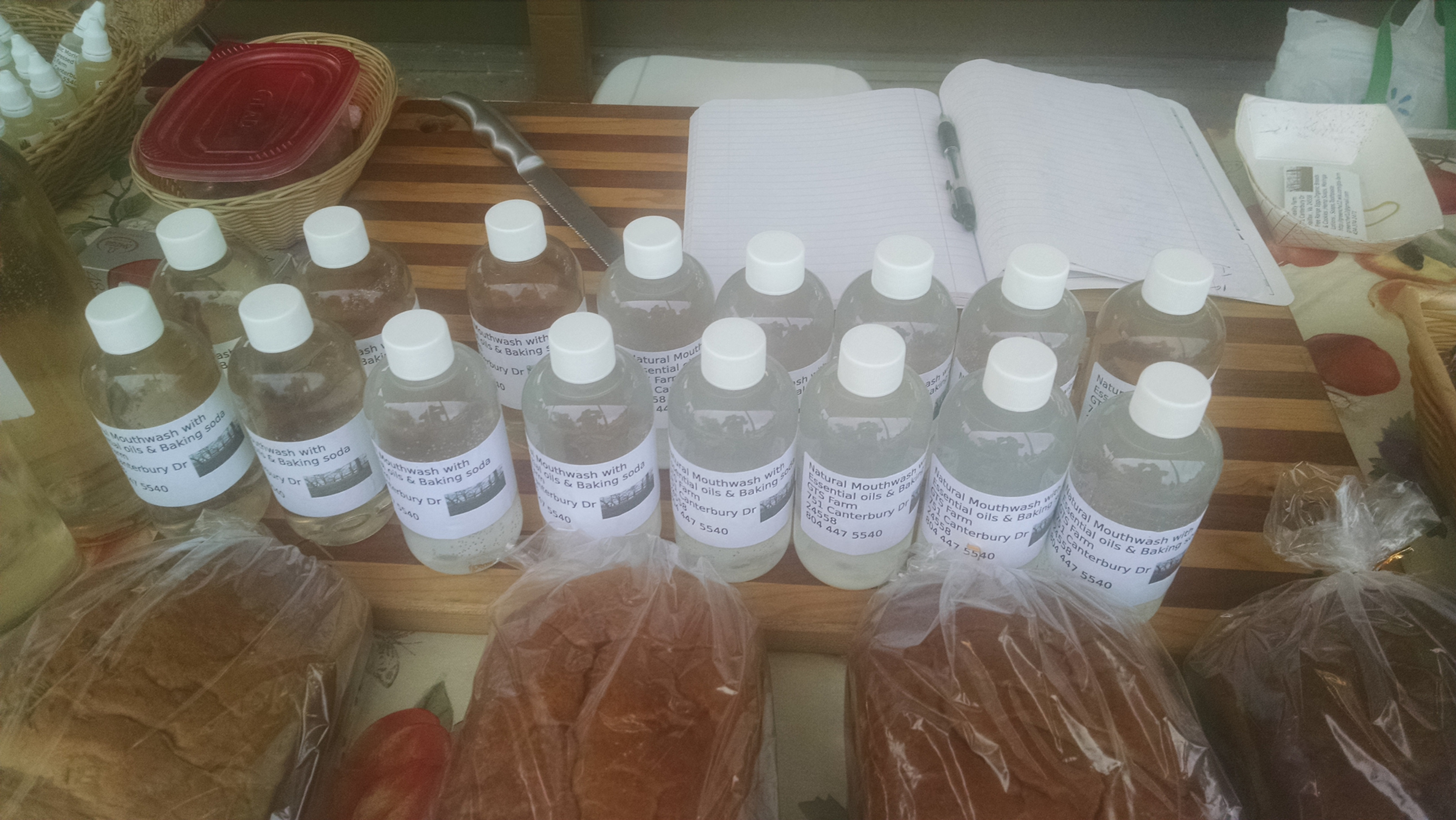 Mouthwash with Essential oils