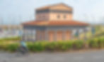 reconstruction of the Nehalennia temple at Colijnsplaat in the Netherlands