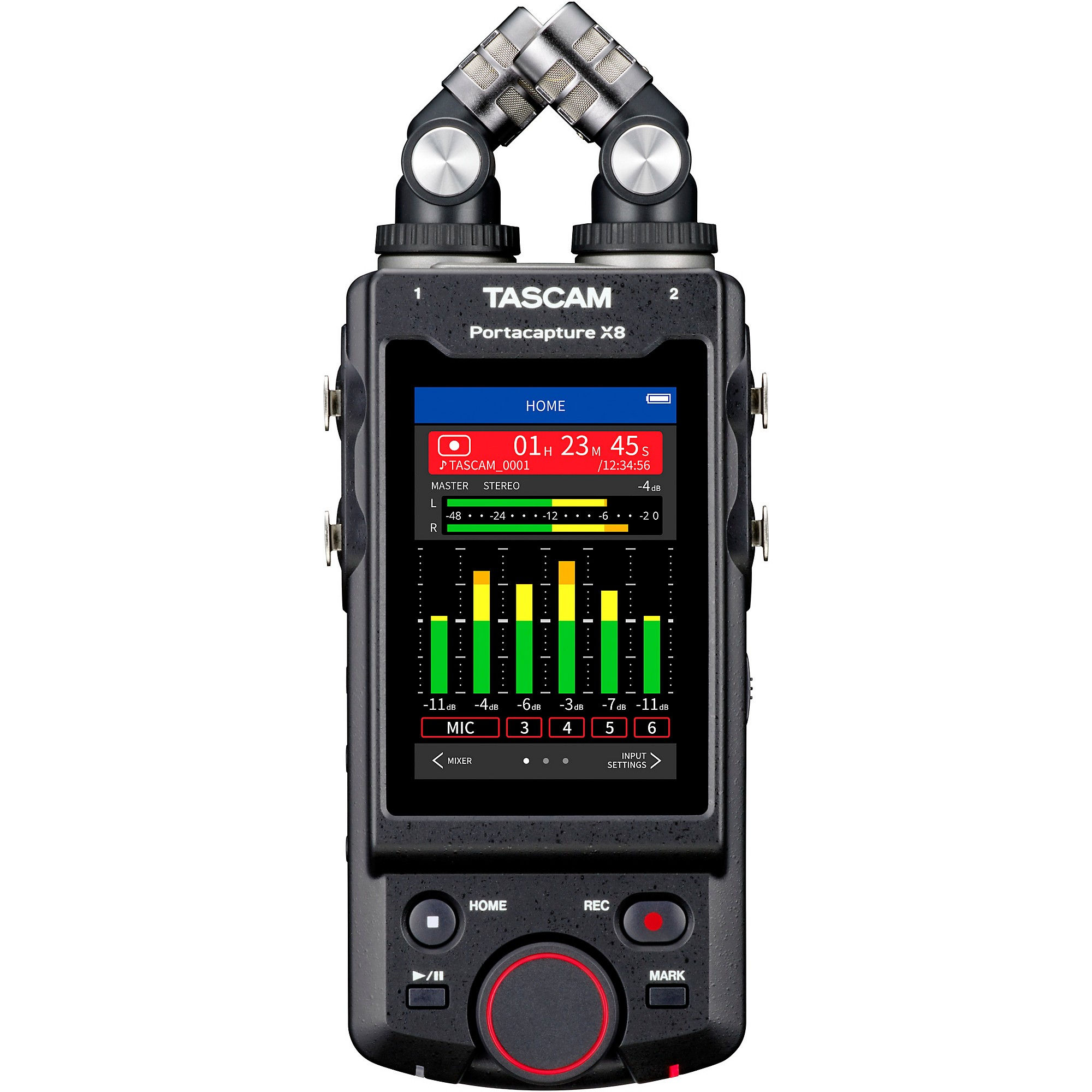 TASCAM Portacapture X8 High-Resolution Adaptive 32-bit Float Multi-track Portab