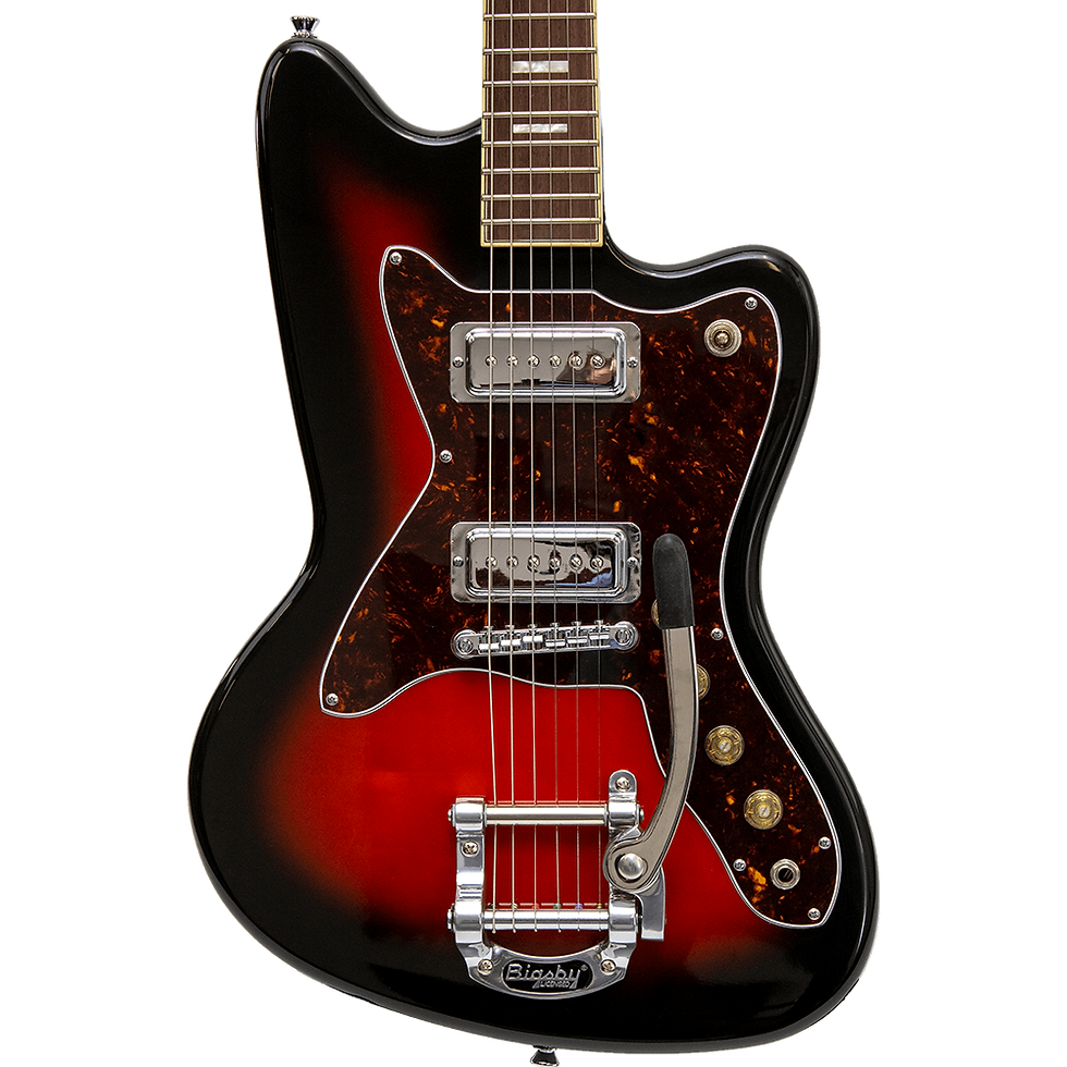 Miniature : Silvertone 1478 RSB Electric Guitar: Vintage Tone, Bigsby Tremolo, Mahogany Bod