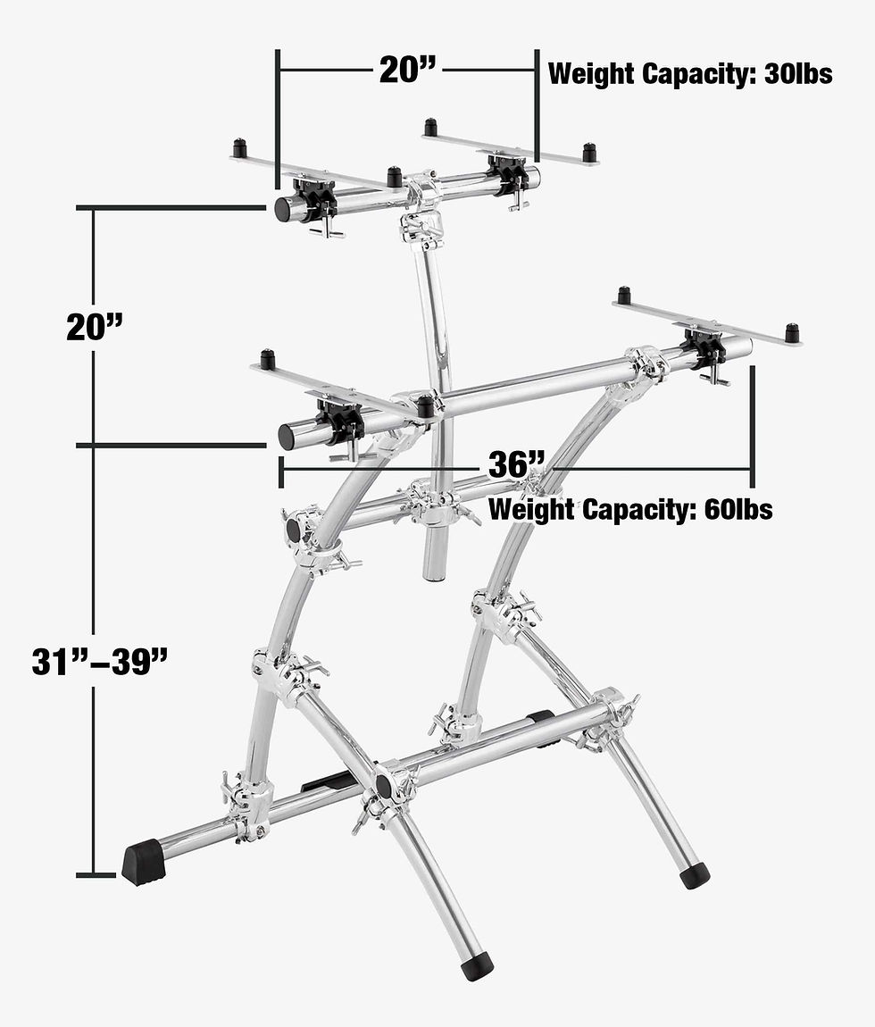 縮圖：Gibraltar Double Keytree 2 Tier Keyboard Stand