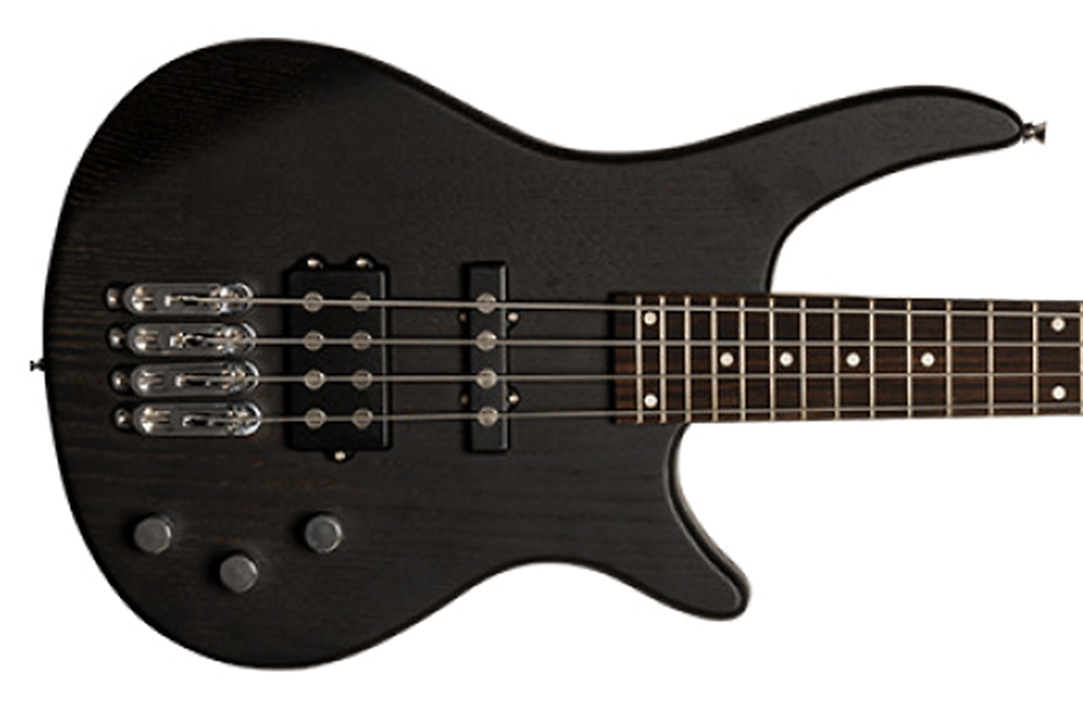 Miniatura: Stagg SBF-40 Fusion 3/4 Electric Bass Guitar Black Open-Pore Finish