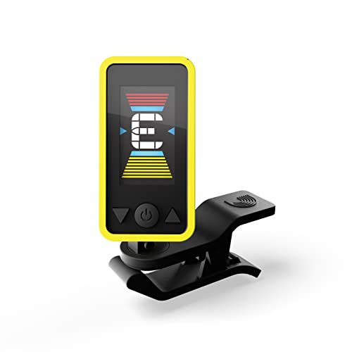 Miniatura: D'Addario Eclipse Headstock Guitar Tuner: Quick, Accurate Clip-On for Acoustic 